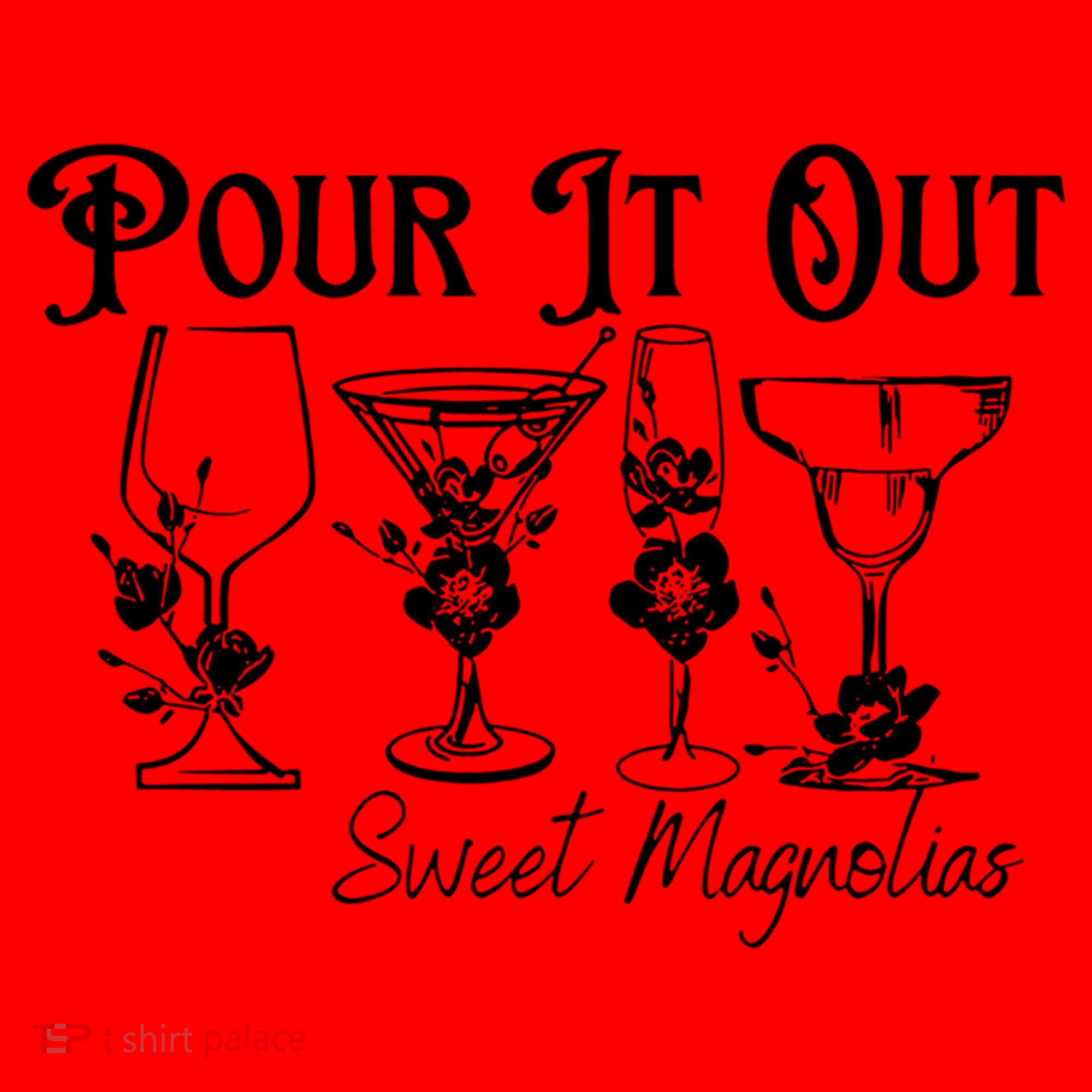 Pour It Out Sweet Magnolias Gift Santa Hat