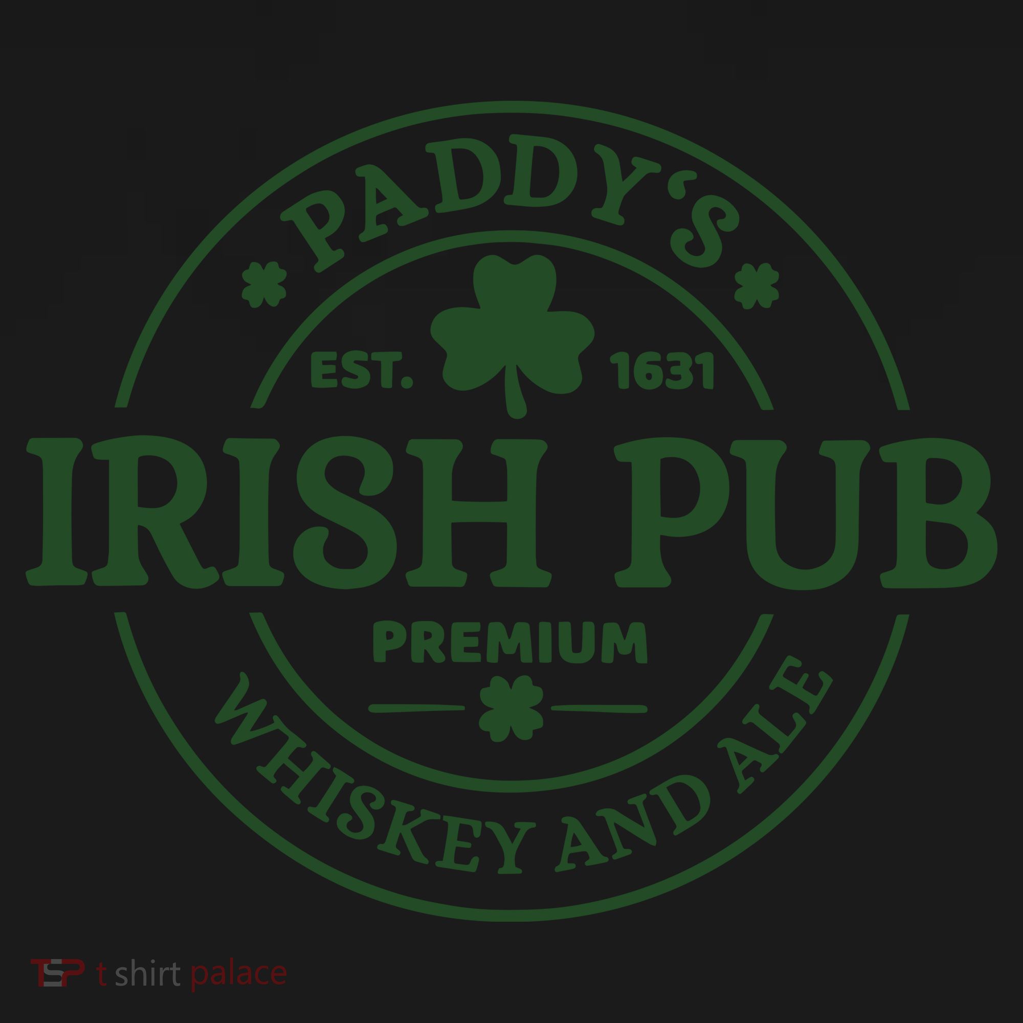 Paddy's Irish Pub Est 1631 Whiskey And Ale Irish St Patrick's Day Tote Bag