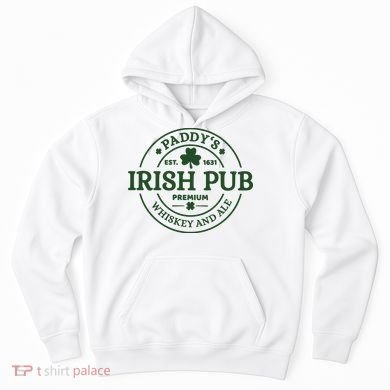 Paddy's Irish Pub Est 1631 Whiskey And Ale Irish St Patrick's Day Hoodie