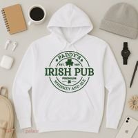 Paddy's Irish Pub Est 1631 Whiskey And Ale Irish St Patrick's Day Hoodie thumb 3