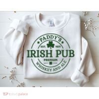 Paddy's Irish Pub Est 1631 Whiskey And Ale Irish St Patrick's Day Sweatshirt thumb 2