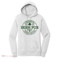Paddy's Irish Pub Est 1631 Whiskey And Ale Irish St Patrick's Day Women's Hoodie thumb 0