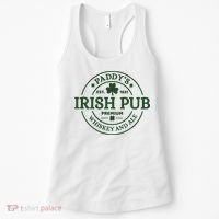 Paddy's Irish Pub Est 1631 Whiskey And Ale Irish St Patrick's Day Women's Tank Top thumb 0