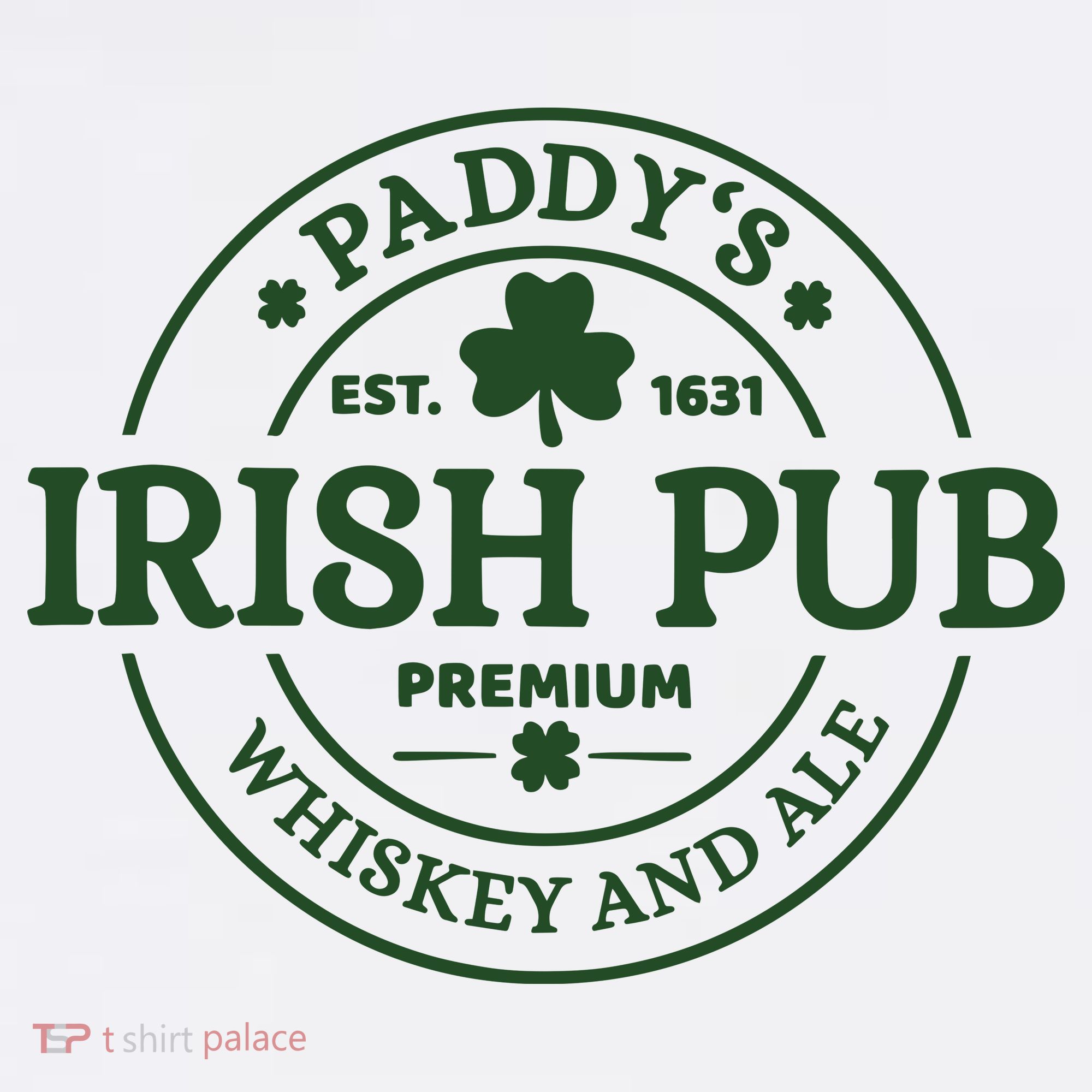 Paddy's Irish Pub Est 1631 Whiskey And Ale Irish St Patrick's Day Women's Tank Top