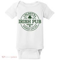 Paddy's Irish Pub Est 1631 Whiskey And Ale Irish St Patrick's Day Baby Bodysuit thumb 0
