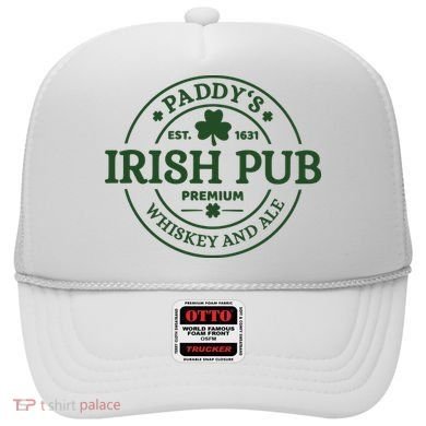 Paddy's Irish Pub Est 1631 Whiskey And Ale Irish St Patrick's Day Hat
