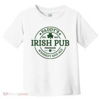 Paddy's Irish Pub Est 1631 Whiskey And Ale Irish St Patrick's Day Toddler T-Shirt thumb 0