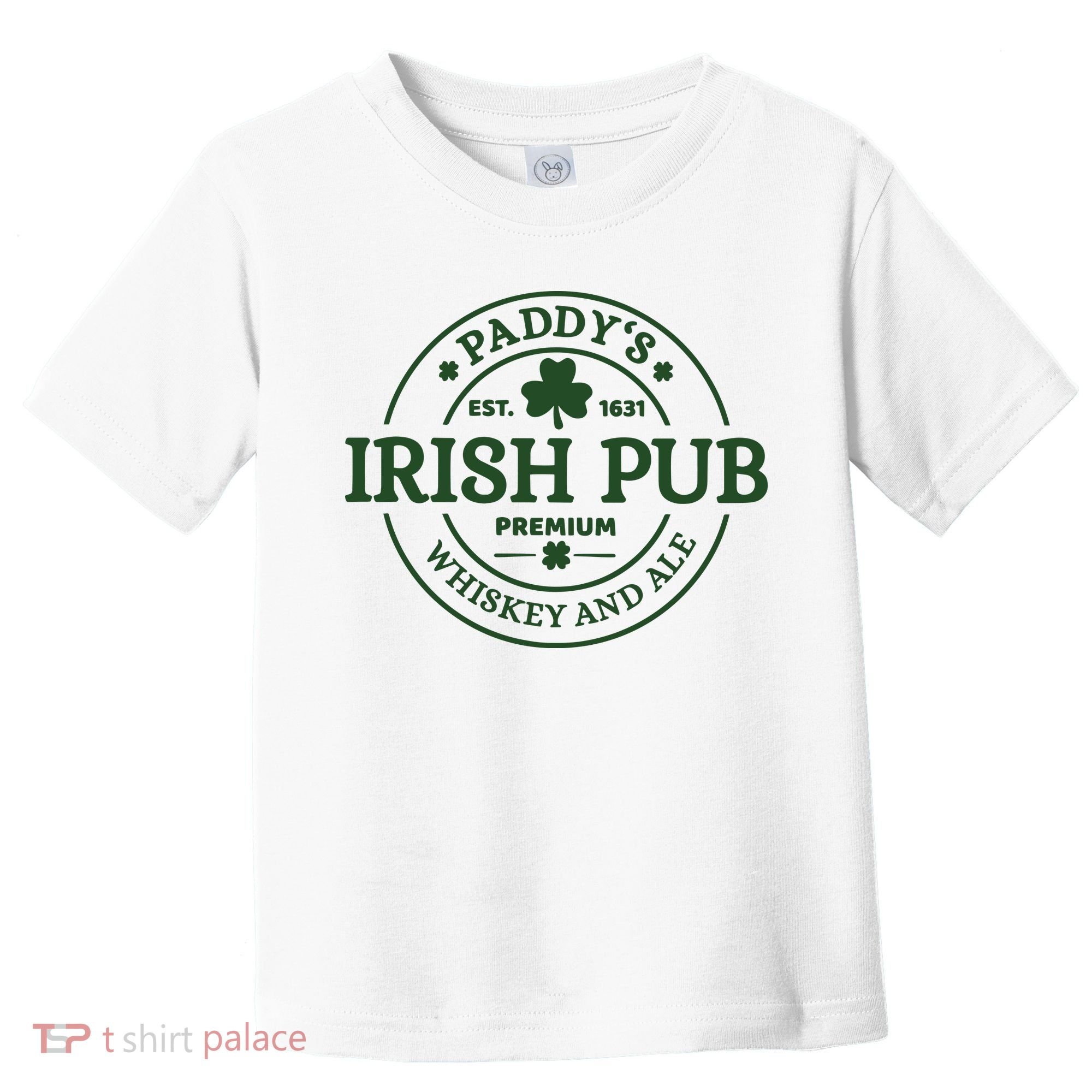 Paddy's Irish Pub Est 1631 Whiskey And Ale Irish St Patrick's Day Toddler T-Shirt