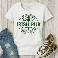 Paddy's Irish Pub Est 1631 Whiskey And Ale Irish St Patrick's Day Women's T-Shirt thumb 3