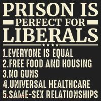 Prison Is Perfect For Liberals Women's Sweatshirt thumb 2