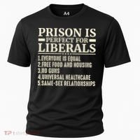 Prison Is Perfect For Liberals Cooling Performance Crew T-Shirt thumb 0