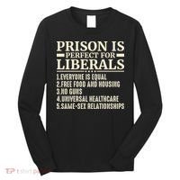 Prison Is Perfect For Liberals Long Sleeve Shirt thumb 0