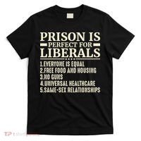 Prison Is Perfect For Liberals T-Shirt thumb 0
