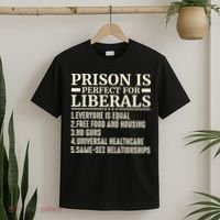 Prison Is Perfect For Liberals T-Shirt thumb 2