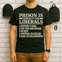 Prison Is Perfect For Liberals T-Shirt thumb 6