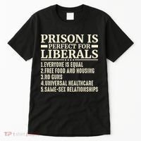 Prison Is Perfect For Liberals Tall T-Shirt thumb 0