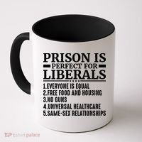 Prison Is Perfect For Liberals Coffee Mug thumb 0