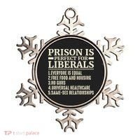 Prison Is Perfect For Liberals Ornament thumb 0