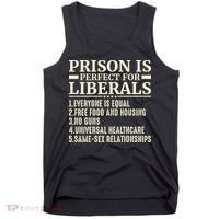 Prison Is Perfect For Liberals Tank Top thumb 0