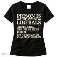 Prison Is Perfect For Liberals Women's T-Shirt thumb 0