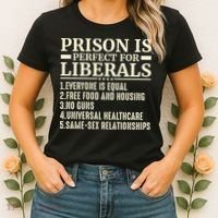Prison Is Perfect For Liberals Women's T-Shirt thumb 2