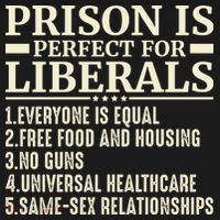 Prison Is Perfect For Liberals Tote Bag thumb 4
