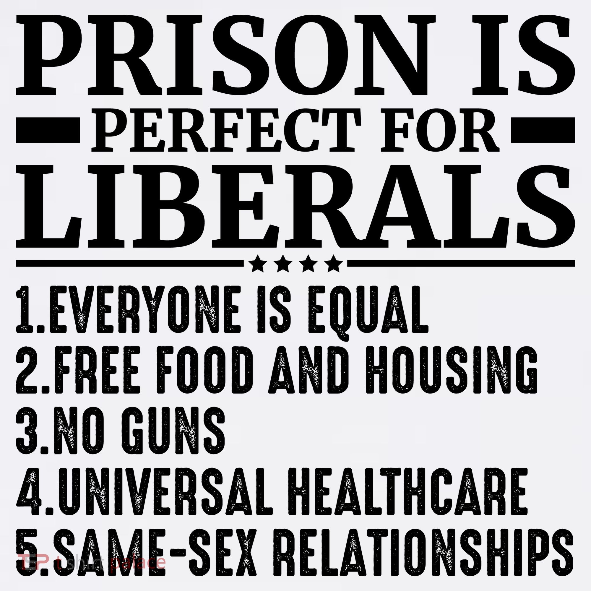 Prison Is Perfect For Liberals Garment-Dyed Sweatshirt