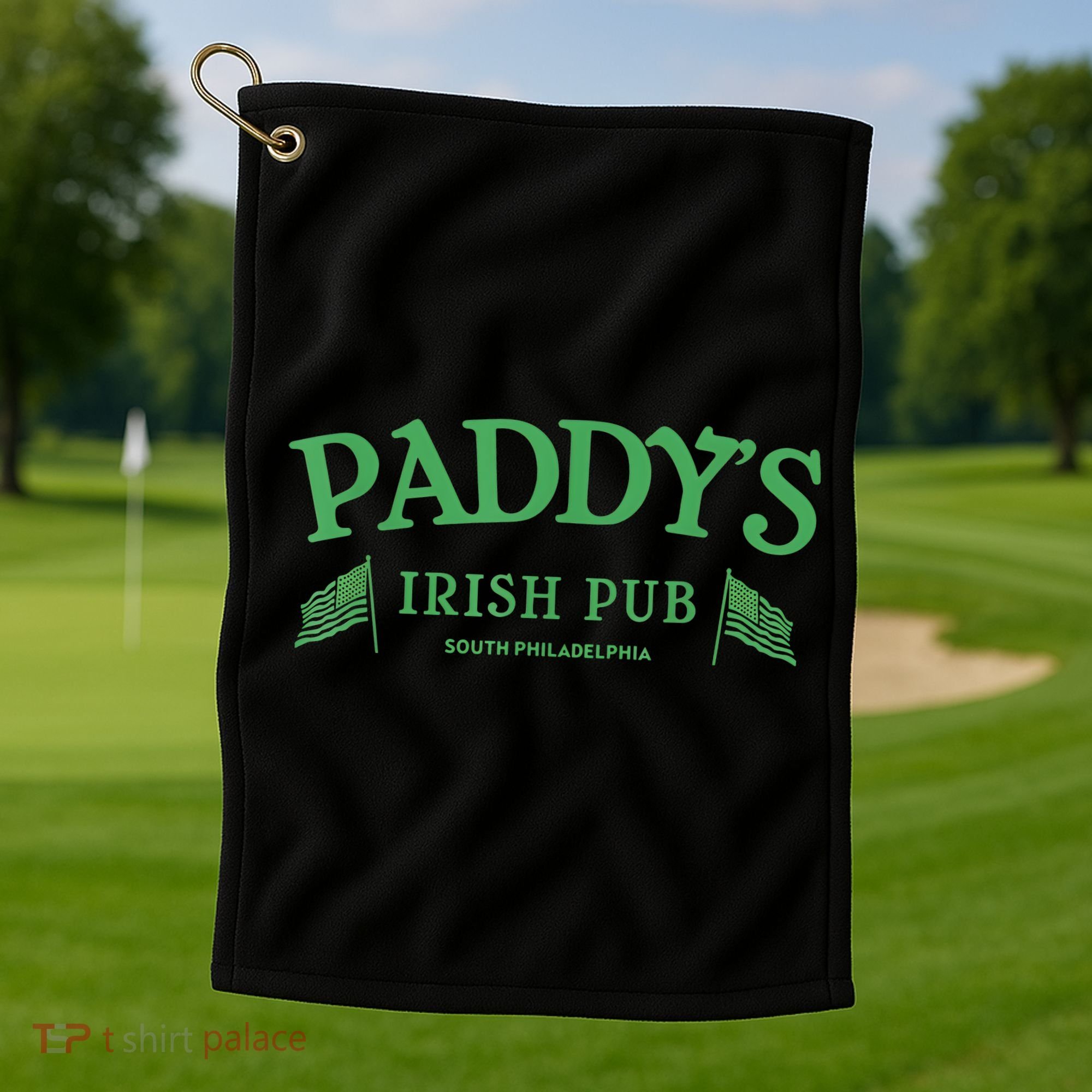 Paddys Irish Pub South Philadelphia Golf Towel