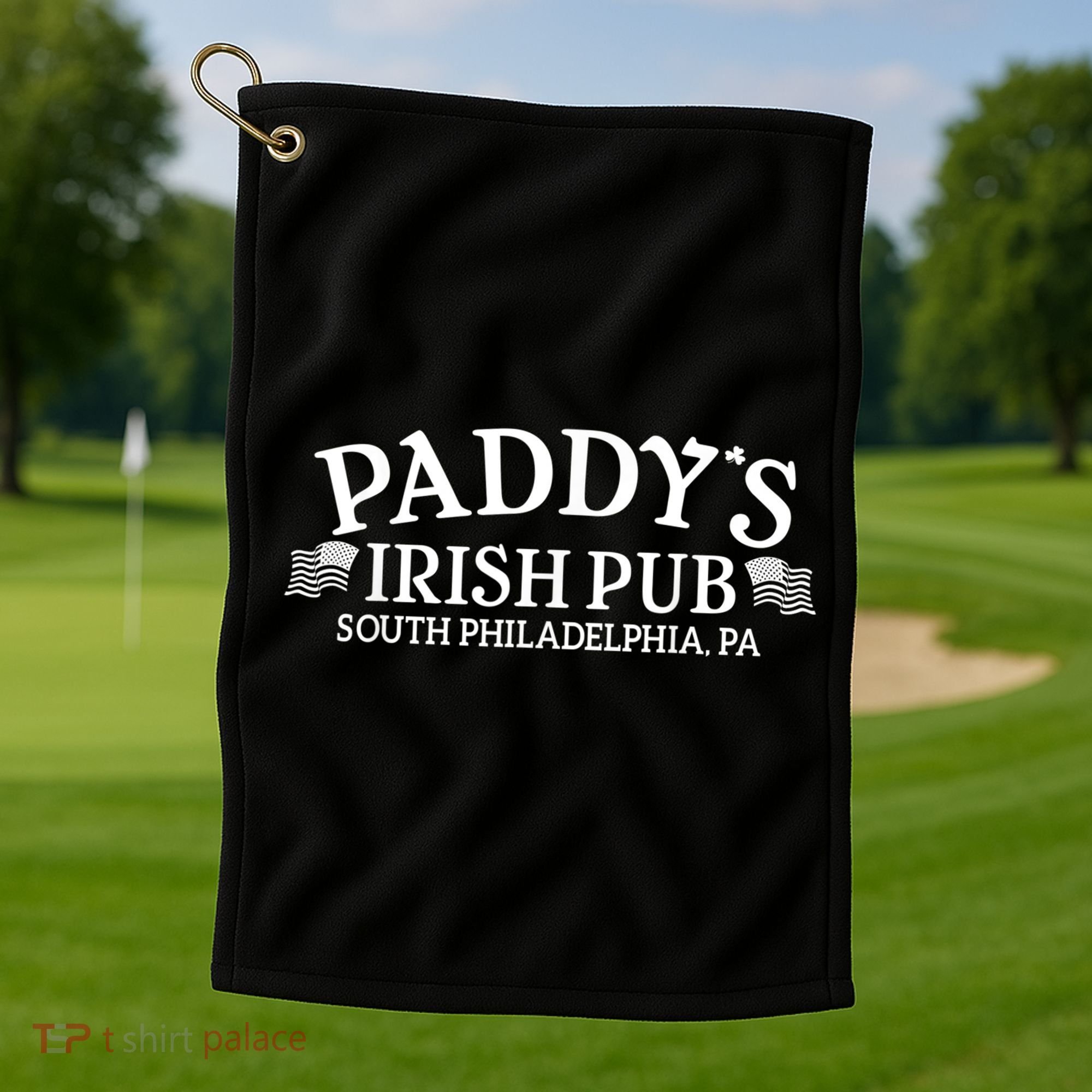 Paddy's Irish Pub St. Patrick's Day Golf Towel