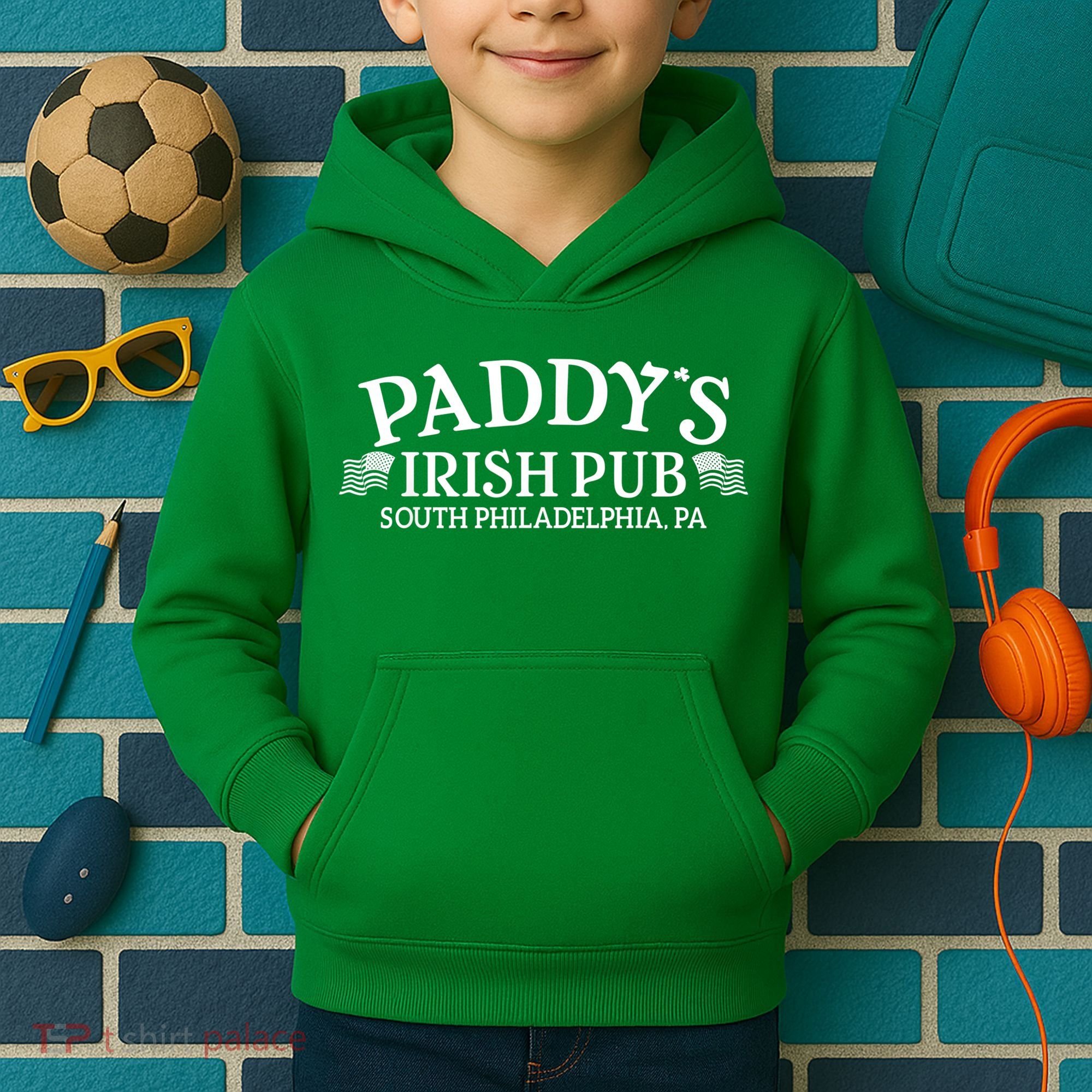 Paddy's Irish Pub St. Patrick's Day Kids Hoodie