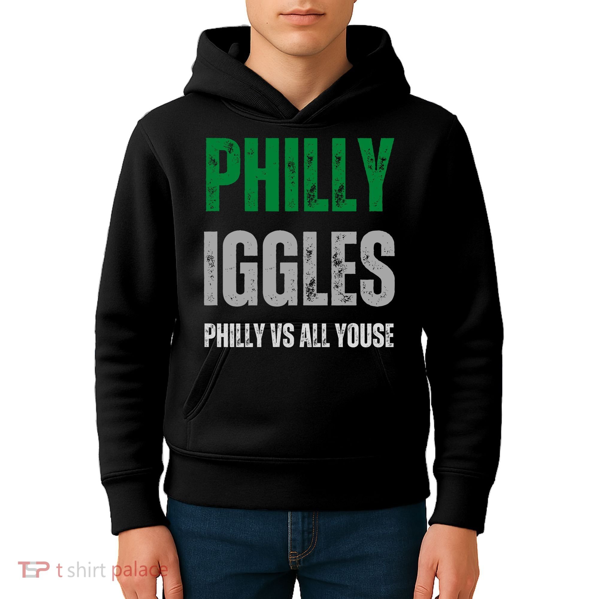 Philly Iggles Philly Vs All Youse Kids Hoodie