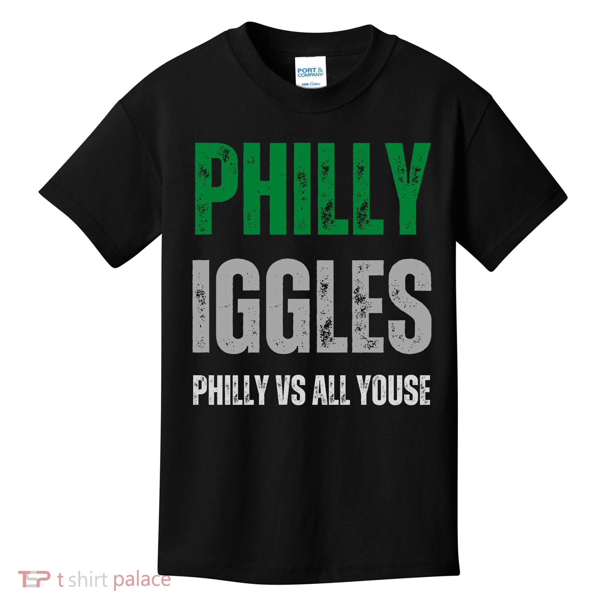 Philly Iggles Philly Vs All Youse Kids T-Shirt