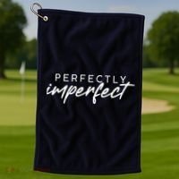 Perfectly Imperfect Golf Towel thumb 1
