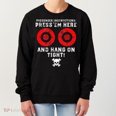 Passenger Instructions Press Em Here Women's Sweatshirt
