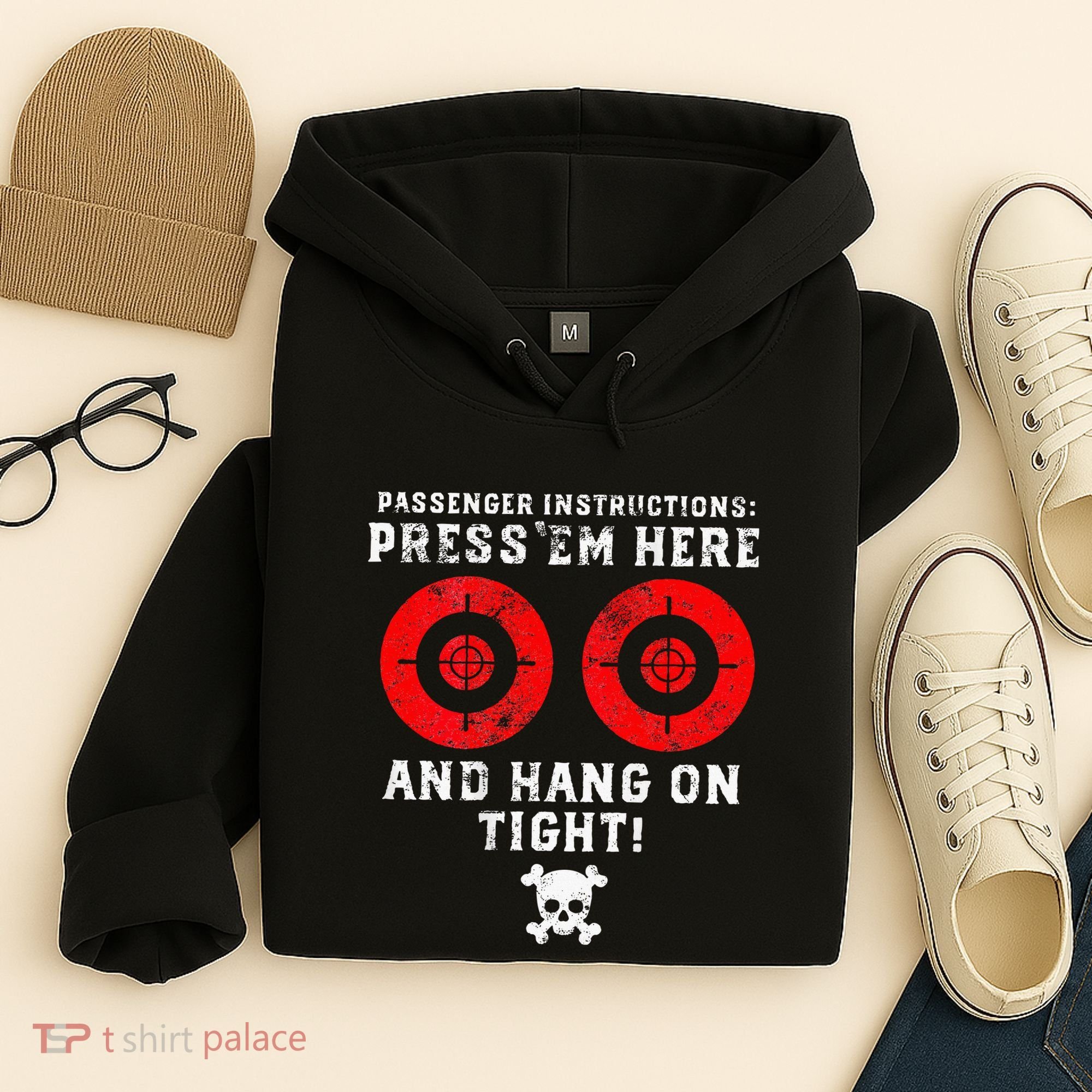 Passenger Instructions Press Em Here Hoodie
