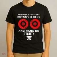 Passenger Instructions Press Em Here T-Shirt thumb 3