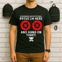 Passenger Instructions Press Em Here T-Shirt thumb 6