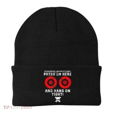 Passenger Instructions Press Em Here Beanie