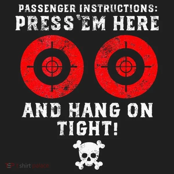 Passenger Instructions Press Em Here Tumbler
