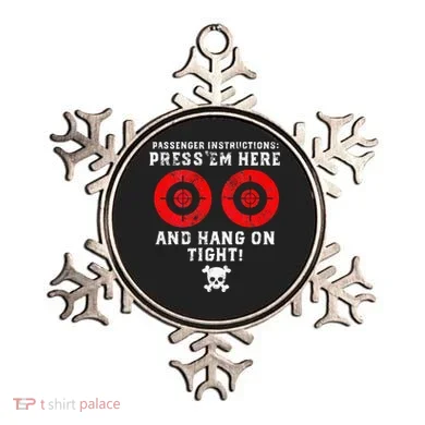 Passenger Instructions Press Em Here Ornament