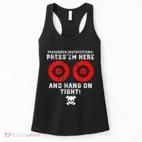 Passenger Instructions Press Em Here Women's Tank Top thumb 0