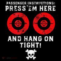 Passenger Instructions Press Em Here Women's T-Shirt thumb 6