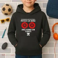 Passenger Instructions Press Em Here Kids Hoodie thumb 2