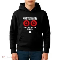 Passenger Instructions Press Em Here Kids Hoodie thumb 4