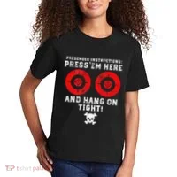 Passenger Instructions Press Em Here Kids T-Shirt thumb 2