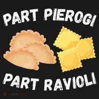 Polish Italian Pride Funny Part Pierogi Part Ravioli Foodie Sweatshirt thumb 3
