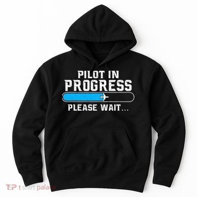Pilot In Progress Airline Pilot Aviation Aircraft Lover Hoodie