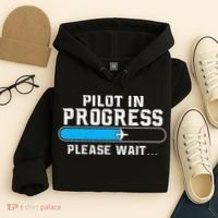Pilot In Progress Airline Pilot Aviation Aircraft Lover Hoodie thumb 4