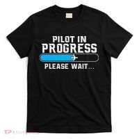 Pilot In Progress Airline Pilot Aviation Aircraft Lover T-Shirt thumb 0