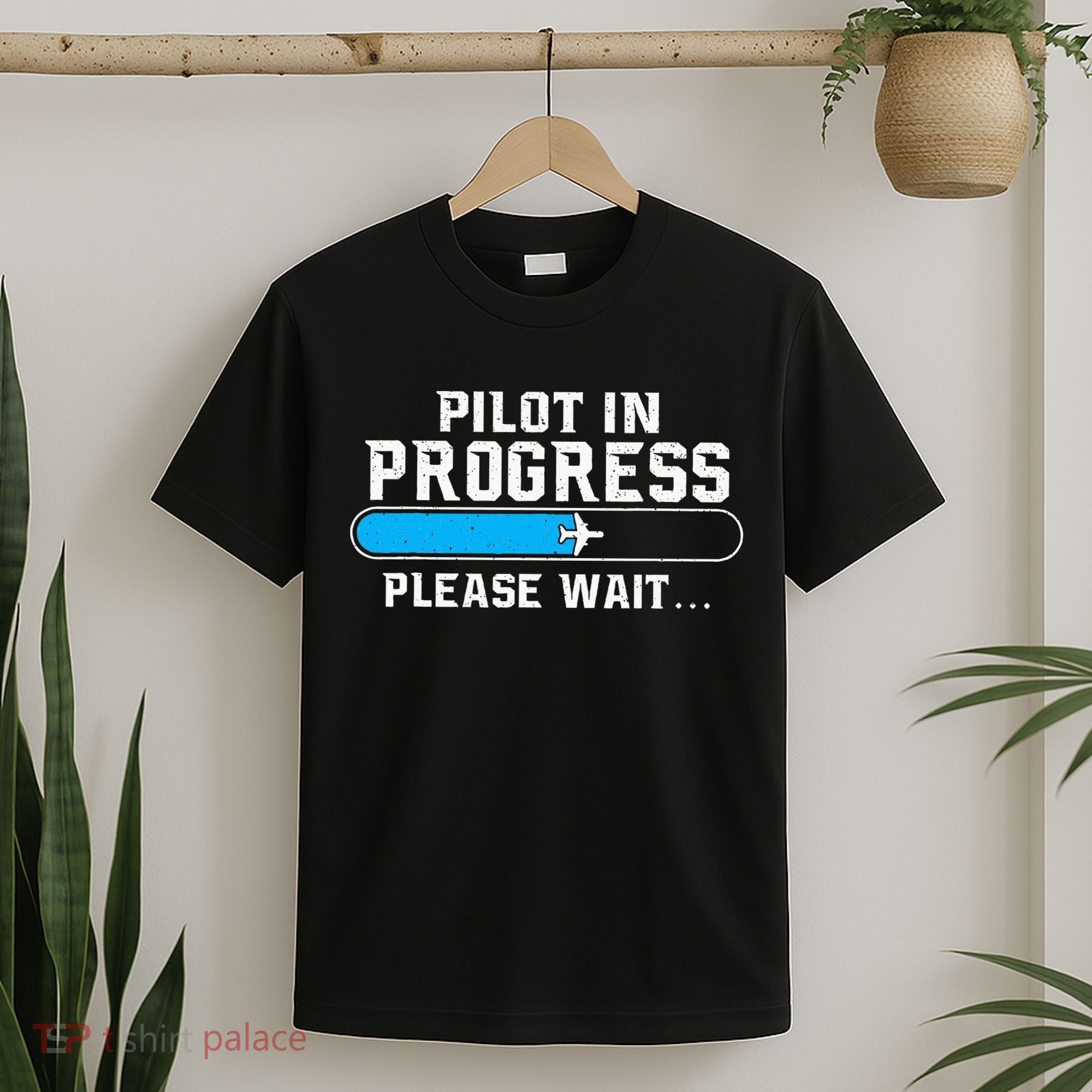 Pilot In Progress Airline Pilot Aviation Aircraft Lover T-Shirt